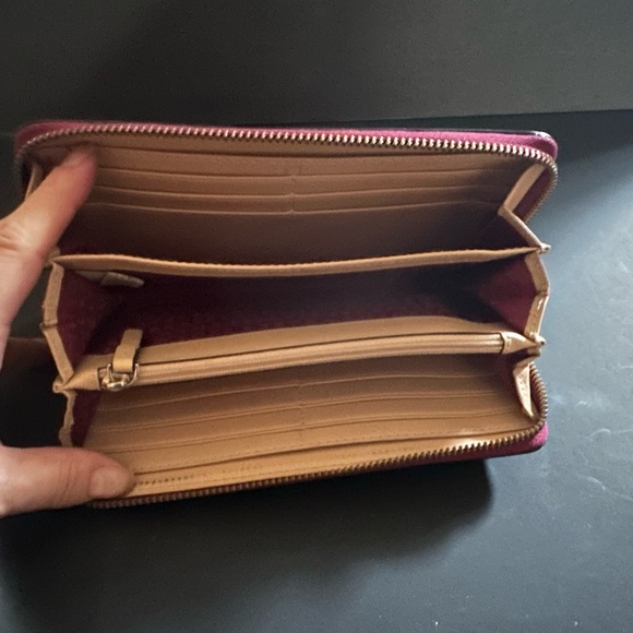 Kate Spade Raspberry Red Zip Wallet - Picture 3 of 3